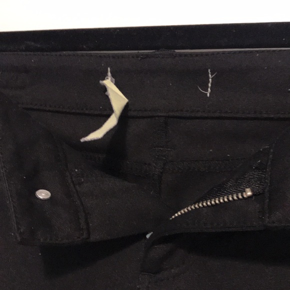 Polyester pants with pleather on side - Picture 3 of 6